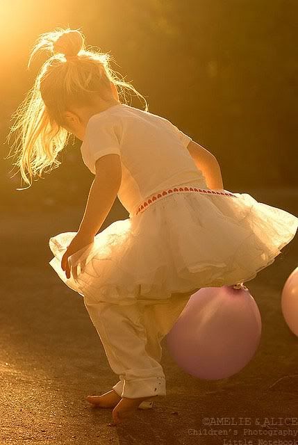 tutu dance sunset
