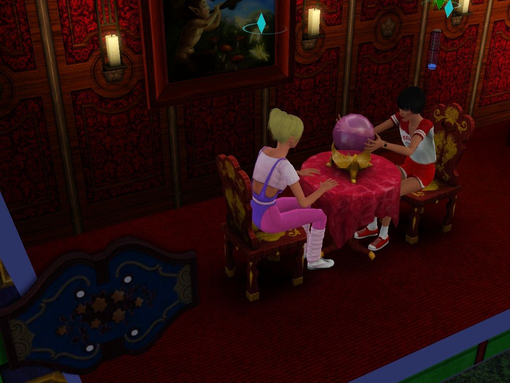 Janet tells Chrissy's fortune. photo Screenshot-739-1.jpg