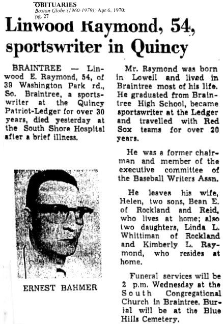 boston globe obituaries. Boston Globe obituary, April 6