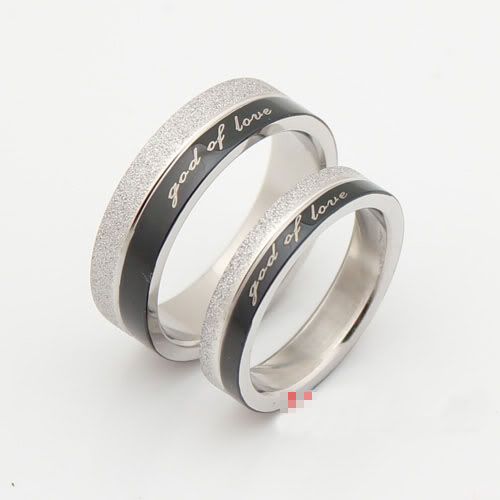 black titanium mens wedding rings