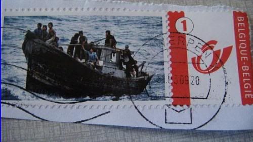 Boat People Stamp
