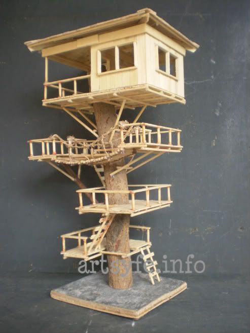 Popsicle Stick House