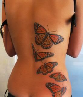 Best real butterfly tattoo photo