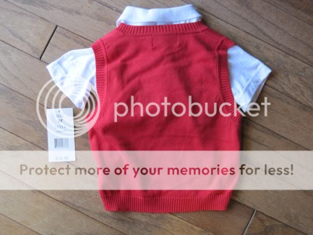 Boys Suit Shirt Pants Sweater Vest Toddler 3T 4T