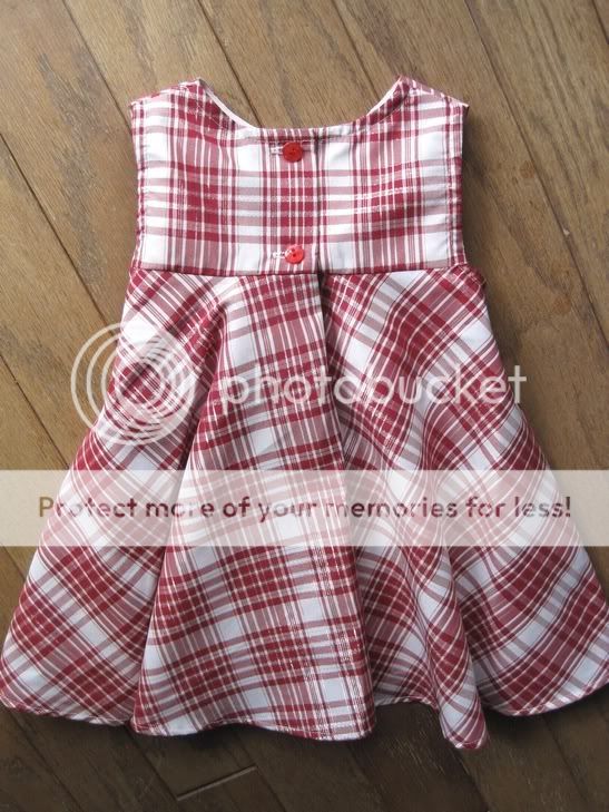 Baby Girls Red White Plaid Dress Velvet Bolero Jacket Bonnie Jean Size 