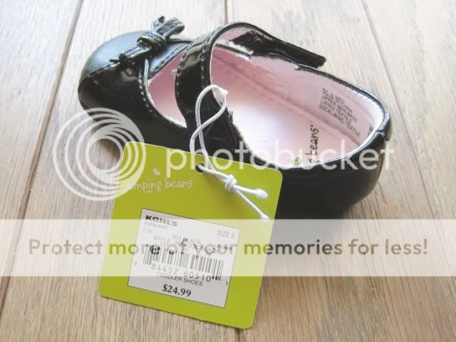 Baby Girls Shoes Black Dress Jumping Beans Sz 2 5 884452605095  