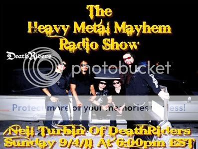 DEATHRIDERS' Neil Turbin To Guest On Heavy Metal Mayhem Radio Show This ...
