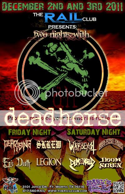 DEAD HORSE Announce Final Two Shows of 2011 - BraveWords